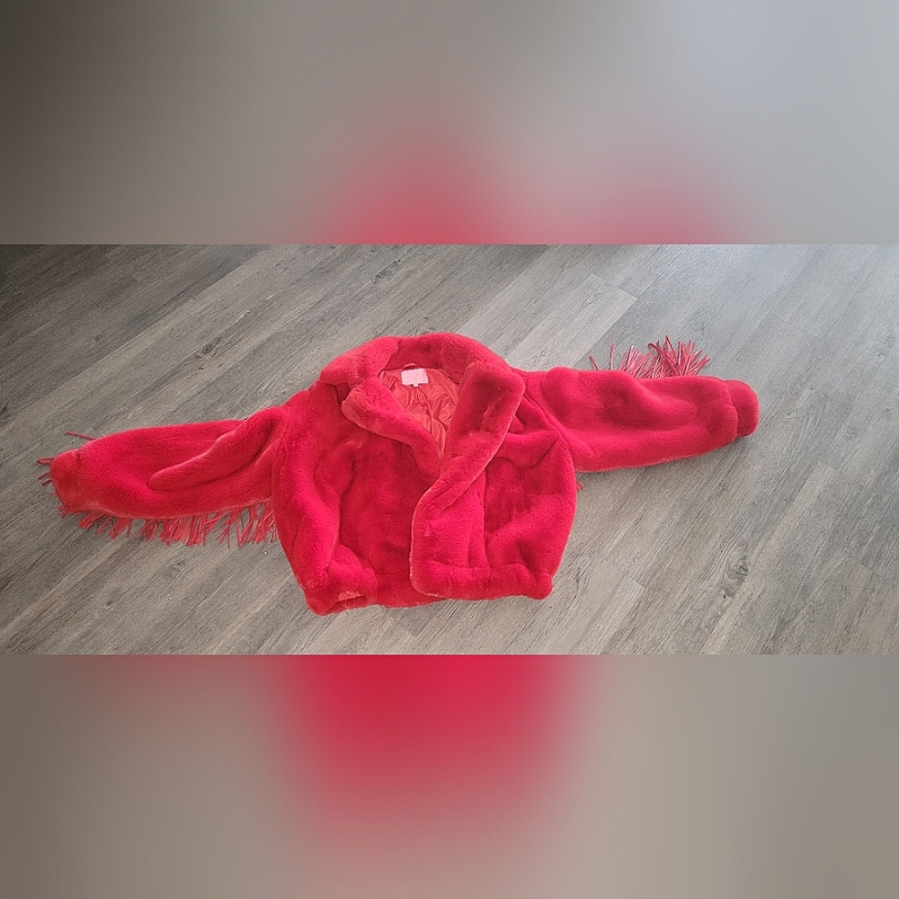 Faux fur coat